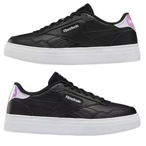 Womens Reebok Club C 85 Black Iridescent Trainers FW6174